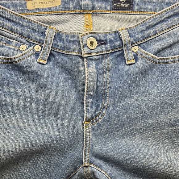 Ag Adriano Goldschmied The Premier Skinny Straight Size 25R - Picture 15 of 16